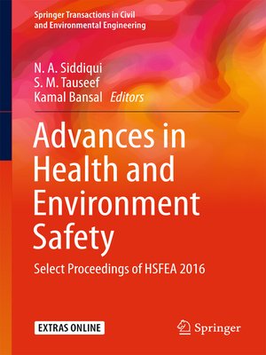 cover image of Advances in Health and Environment Safety